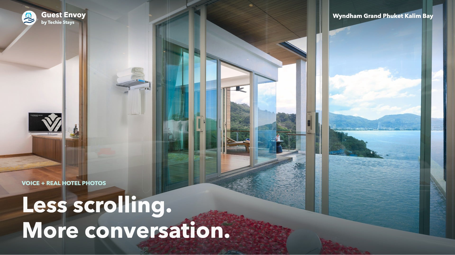 Guest Envoy: Less scrolling. More conversation. A pool villa overlooking the sea at Wyndham Grand Phuket Kalim Bay.