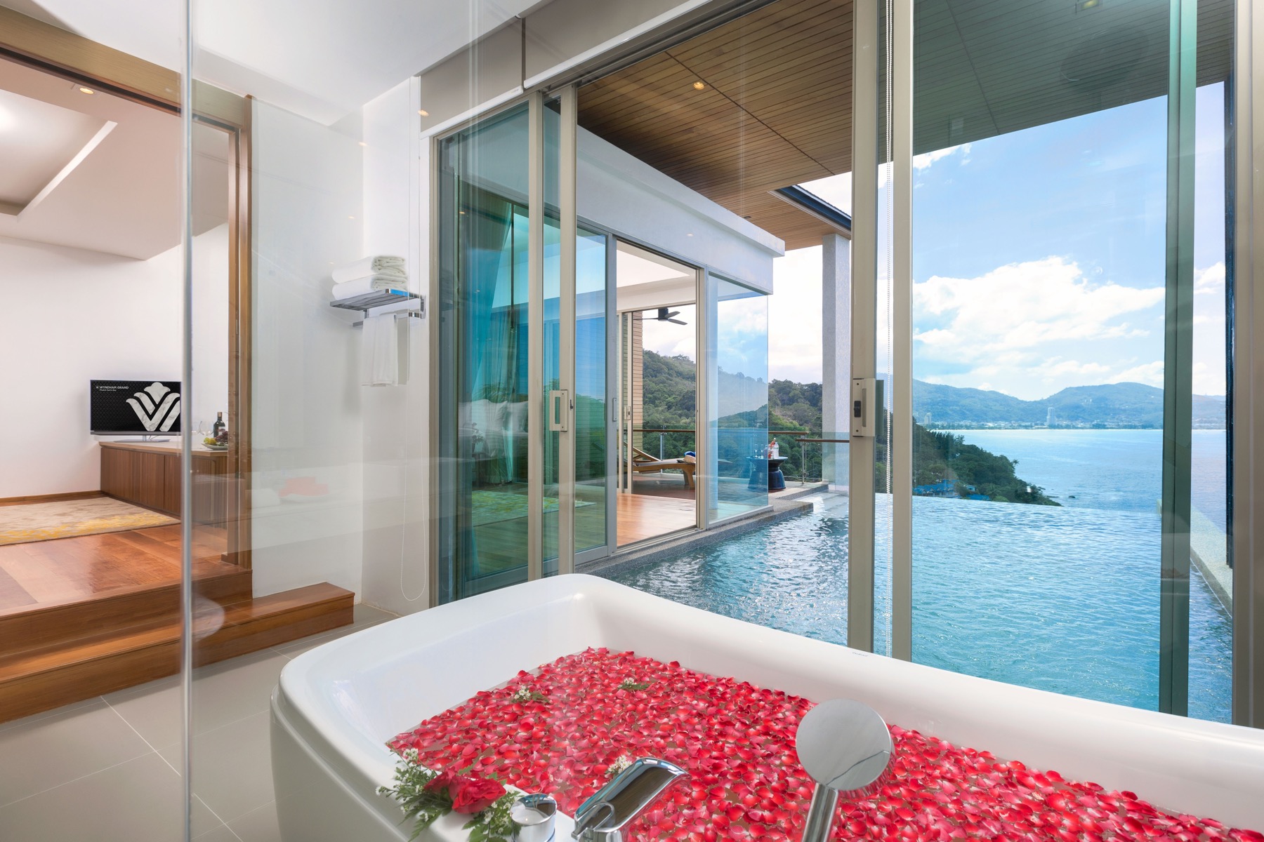 Ocean view pool villa at Wyndham Grand Phuket Kalim Bay